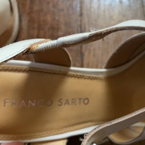 Franco Sarto white wedges size 8.5 US - Picture 13 of 16